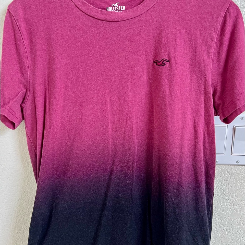 Hollister Pink Cotton T-Shirt